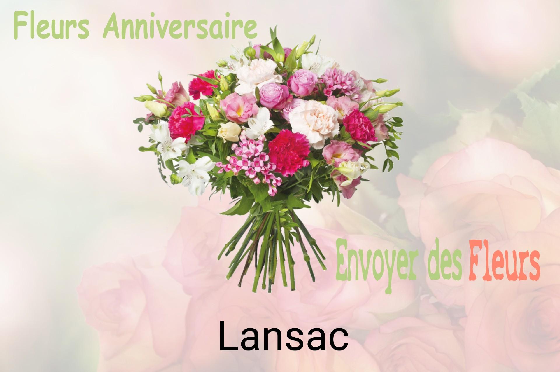 Bouquet de fleurs d’anniversaire livré à Lansac